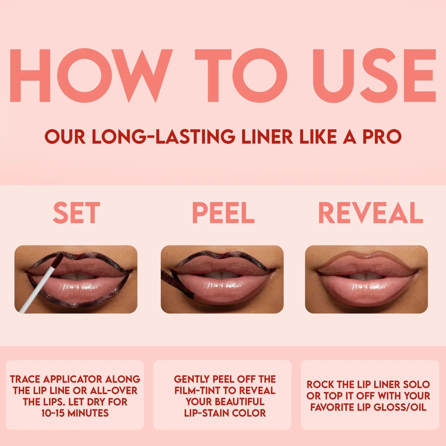 Peel-Off Lip Liner Stain